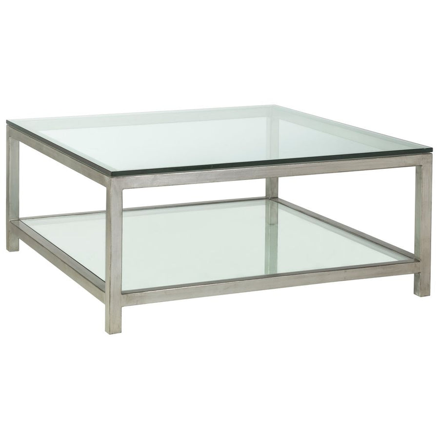Coffee Tables Per Se Square Cocktail Table - Silver Leaf