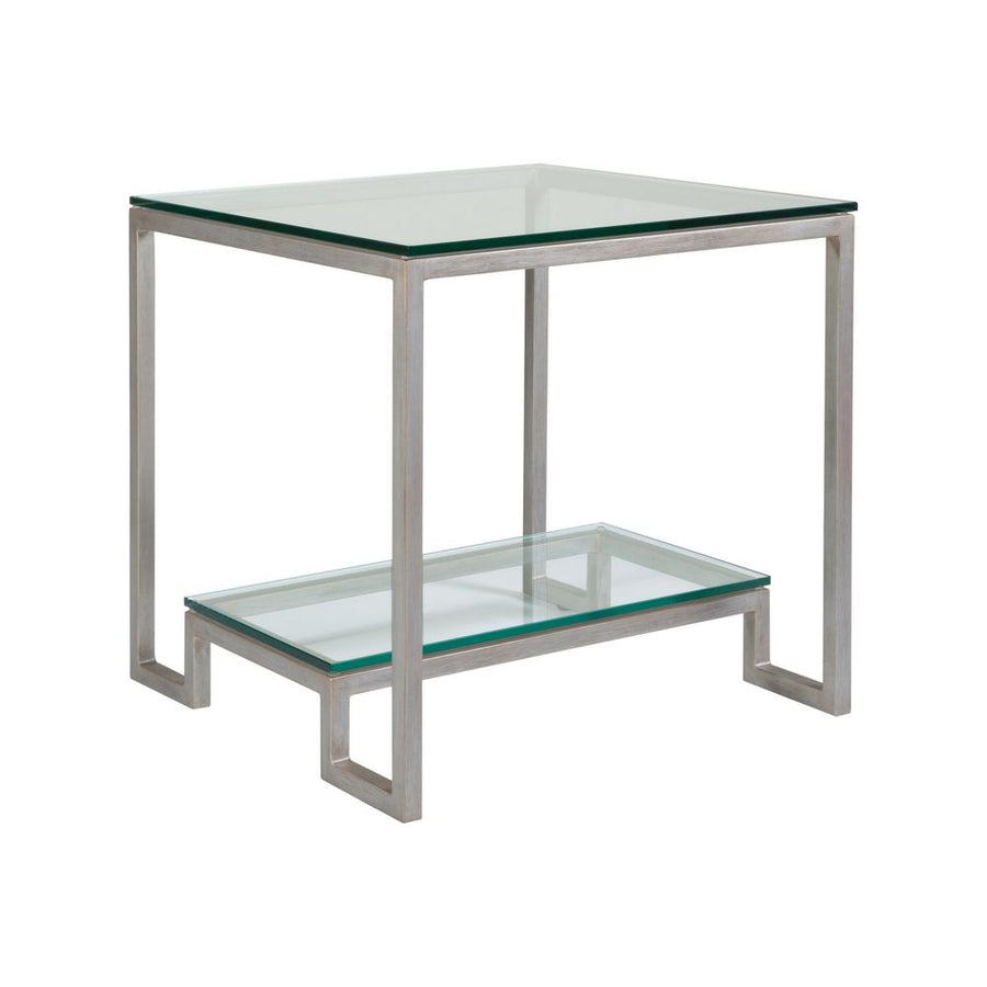 Side Tables Bonaire Square End Table - Argento