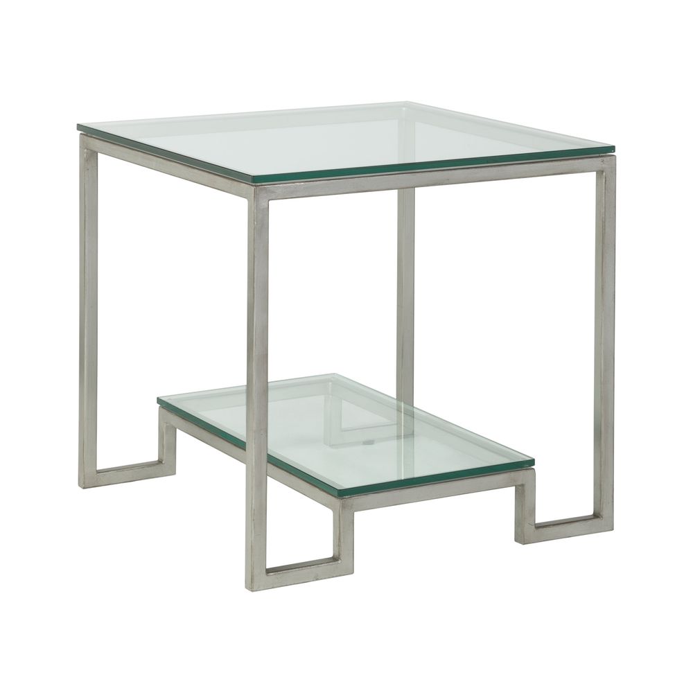 Side Tables Bonaire Square End Table - Silver Leaf