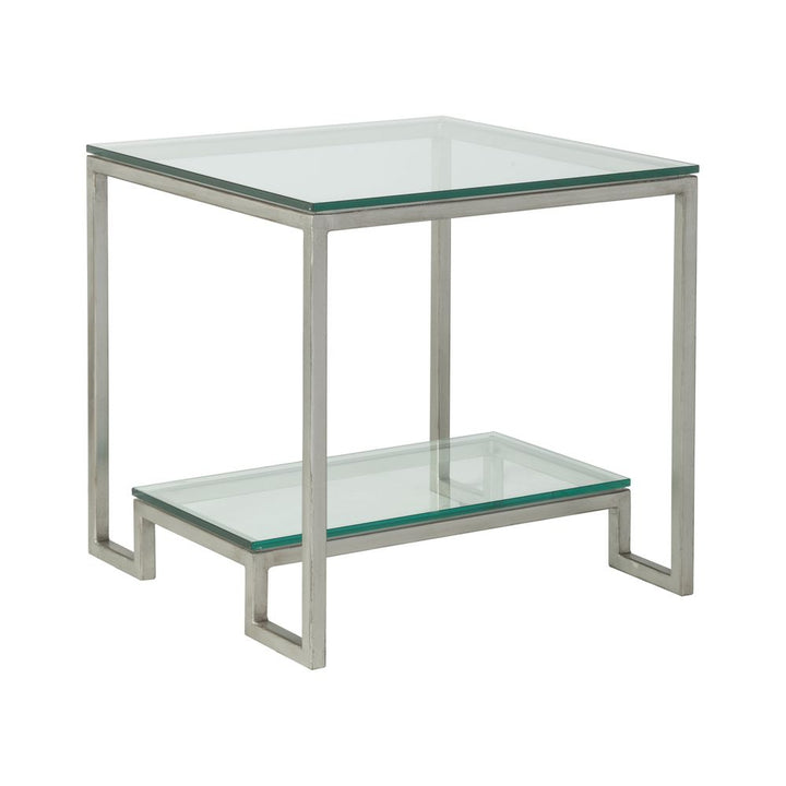 Side Tables Bonaire Square End Table - Silver Leaf