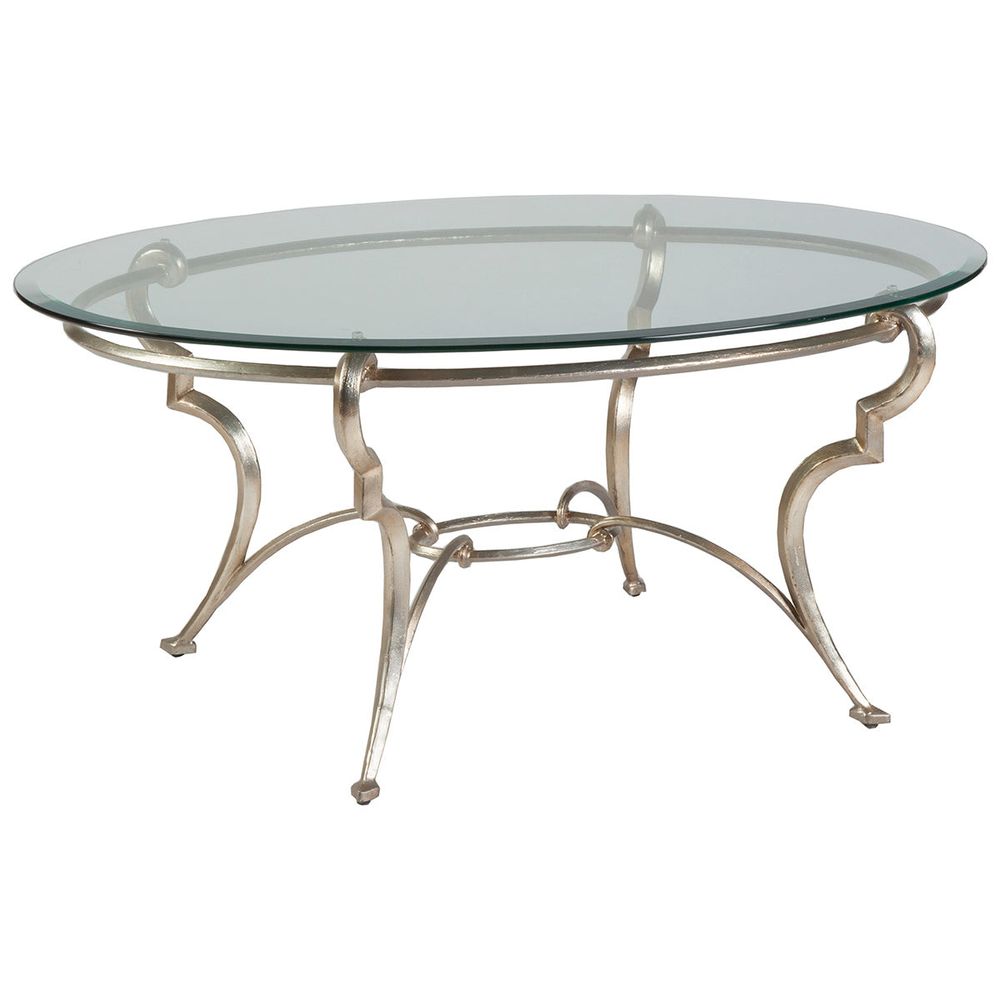 Coffee Tables Colette Oval Cocktail Table - Champagne