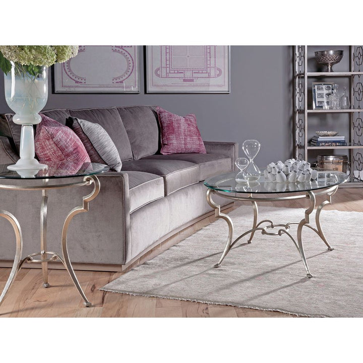 Coffee Tables Colette Oval Cocktail Table - Champagne