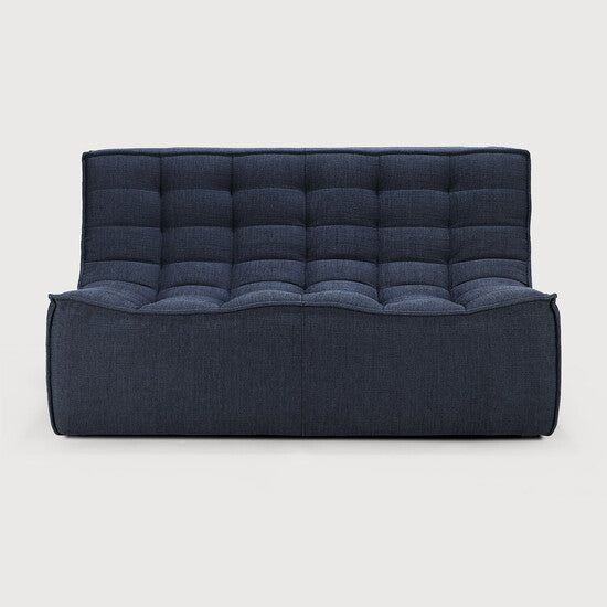 N701 Modular Sofa - Graphite - upholstery with recycled cotton, 2 seater view
