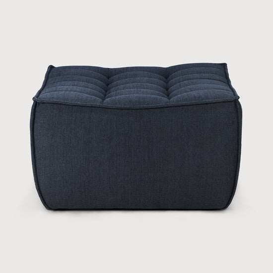 N701 Footstool - Graphite - upholstery with recycled cotton view
