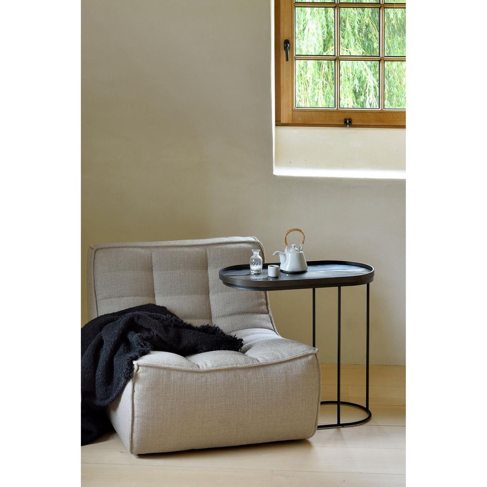 Side Tables Tray Side Table - Black