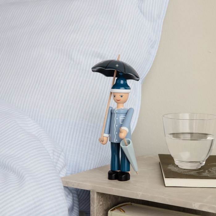 Kay Bojesen Sandman, Blue/Light Blue, H: 8.3"
