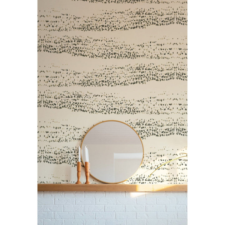 Reflections Wallpaper-Mitchell Black-MITCHB-WC418-AB-PM-10-Wall DecorPatterns Ash Blue-Premium Matte Paper-8-France and Son