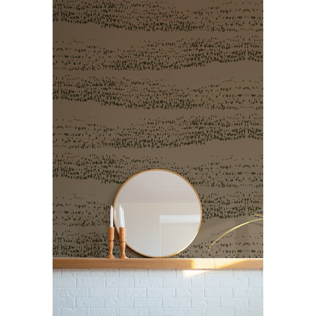 Reflections Wallpaper-Mitchell Black-MITCHB-WC418-AB-PM-10-Wall DecorPatterns Ash Blue-Premium Matte Paper-10-France and Son