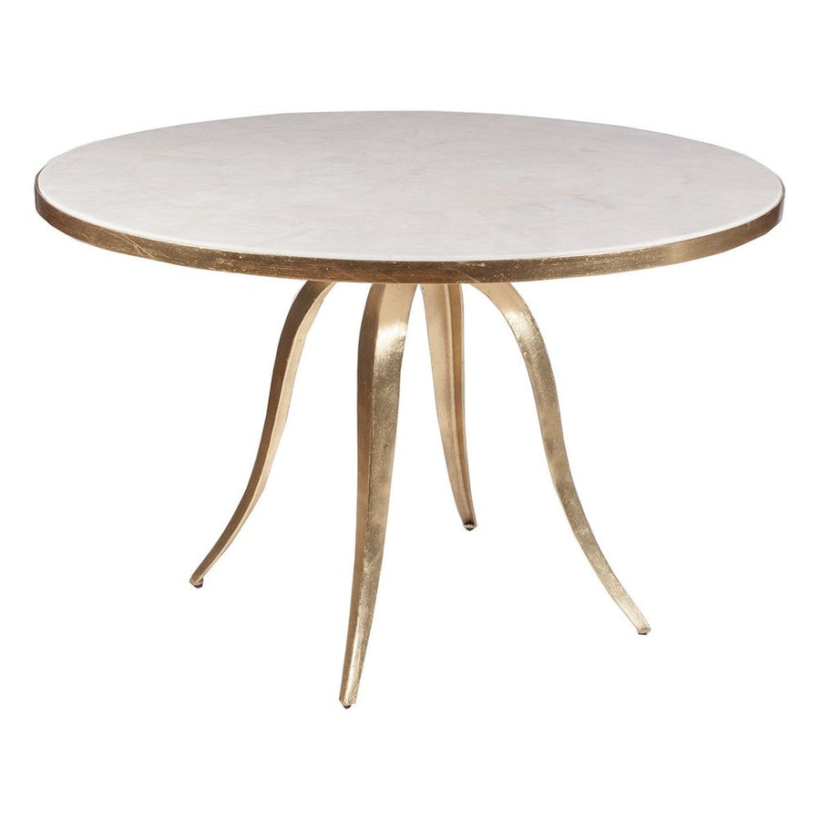 Dining Tables Crystal Stone Round Dining Table - Gold