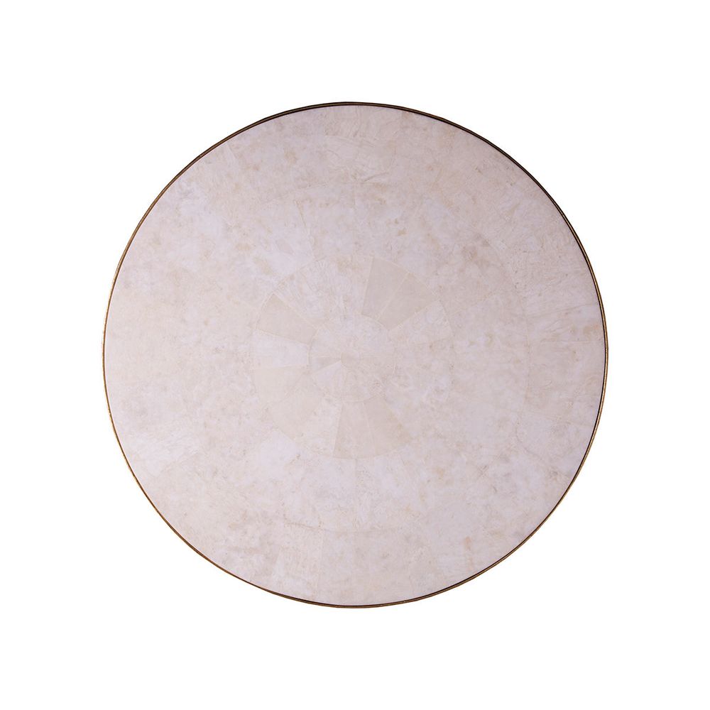 Coffee Tables Crystal Stone Round Cocktail Table - Gold