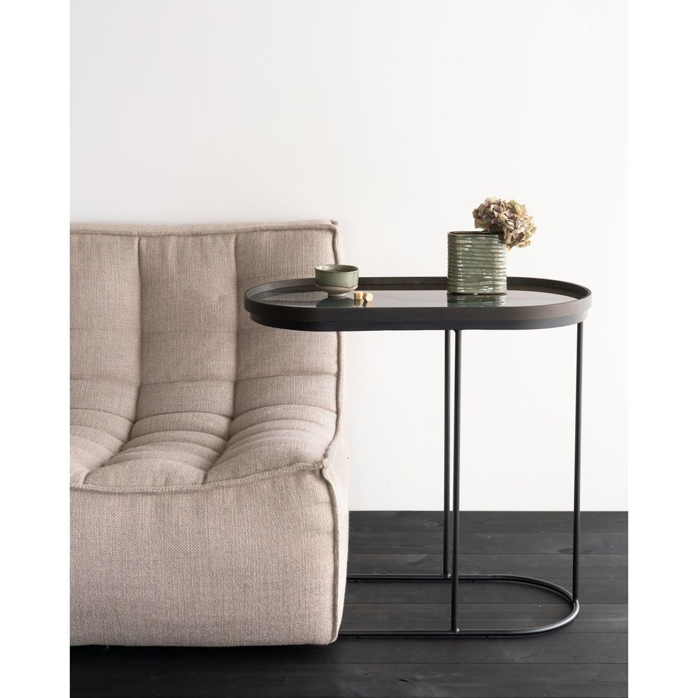 Side Tables Tray Side Table - Black