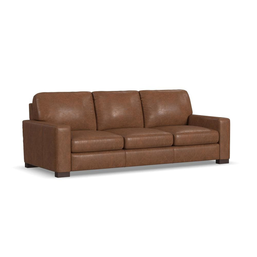 Endurance Leather Sofa in Chestnut-Flexsteel-Flexsteel-1523-31-Sofas-1-France and Son