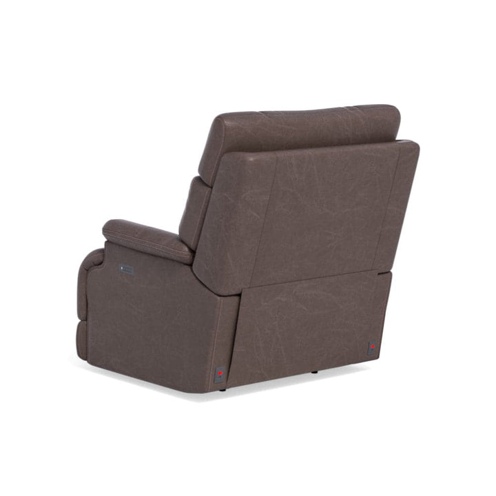Ashton Fabric Power Recliner with Power Headrest & Lumbar in Sand-Flexsteel-Flexsteel-1564-50PH-Lounge Chairs-4-France and Son