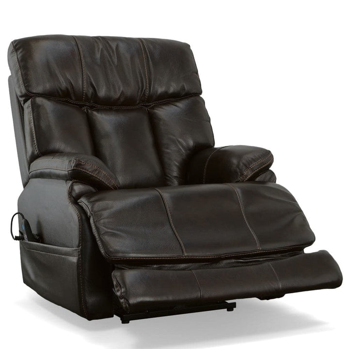 Clive Power Recliner with Power Headrest-Flexsteel-Flexsteel-1595-50PH-Lounge Chairs37570-Leather-6-France and Son