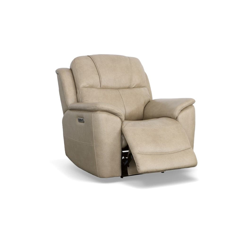 Crew Leather Power Recliner with Power Headrest & Lumbar-Flexsteel-Flexsteel-1783-50PH-63300-Lounge Chairs63300-4-France and Son