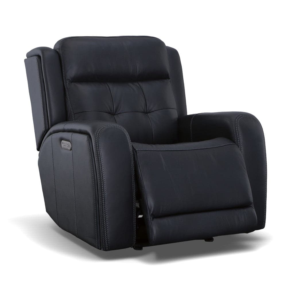 Grant Leather Power Gliding Recliner with Power Headrest-Flexsteel-Flexsteel-1480-54PH-00911-Lounge Chairs00911-5-France and Son