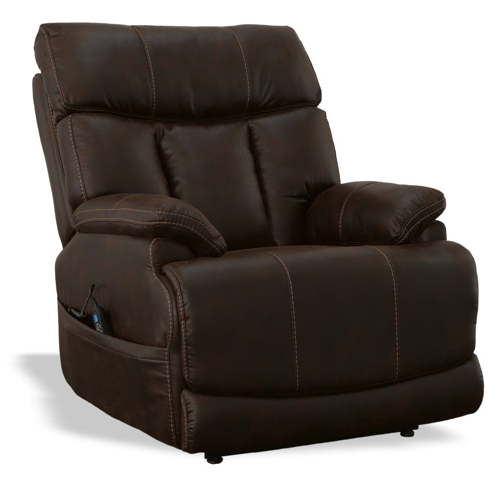 Clive Fabric Power Lift Recliner with Power Headrest & Lumbar-Flexsteel-Flexsteel-1594-55PH-37470-Lounge Chairs37470-2-France and Son