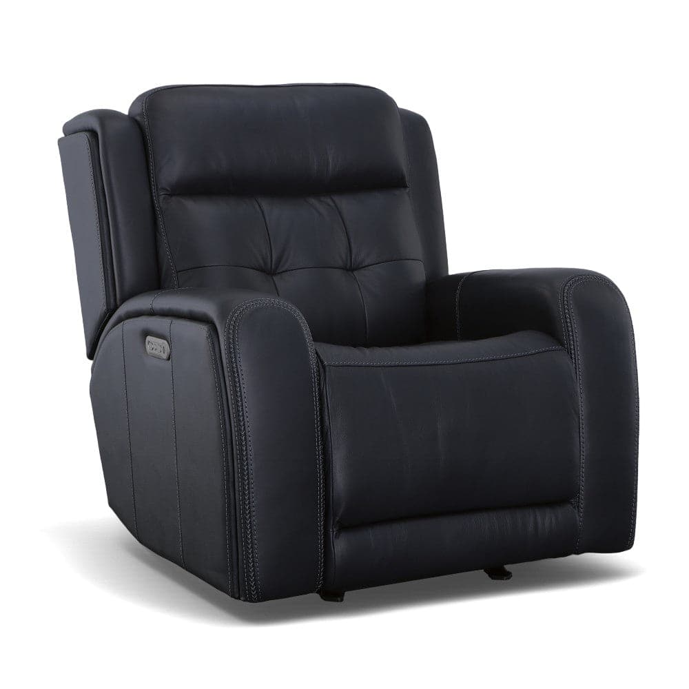 Grant Leather Power Gliding Recliner with Power Headrest-Flexsteel-Flexsteel-1480-54PH-00940-Lounge Chairs00940-4-France and Son
