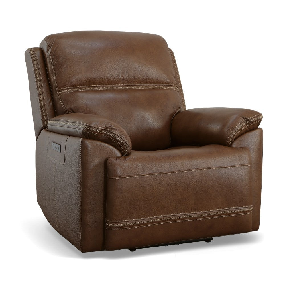 Jackson Leather Power Recliner with Power Headrest-Flexsteel-Flexsteel-1759-50PH-20272-Lounge Chairs20272-2-France and Son