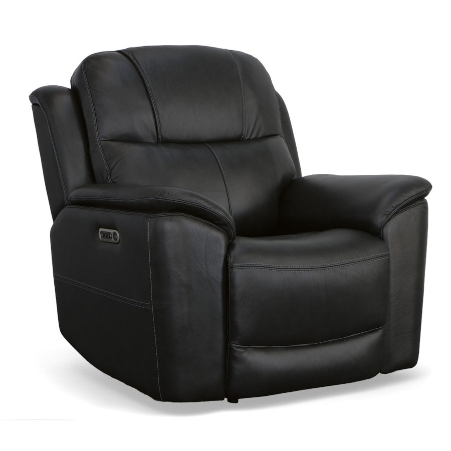 Crew Leather Power Recliner with Power Headrest & Lumbar-Flexsteel-Flexsteel-1783-50PH-63300-Lounge Chairs63300-1-France and Son