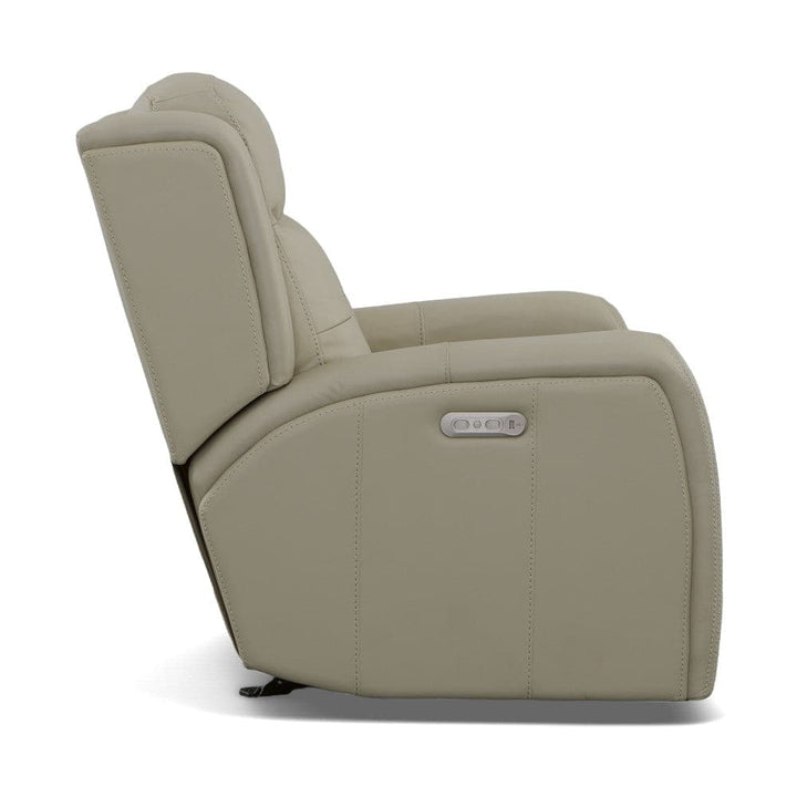 Grant Leather Power Gliding Recliner with Power Headrest-Flexsteel-Flexsteel-1480-54PH-00911-Lounge Chairs00911-7-France and Son