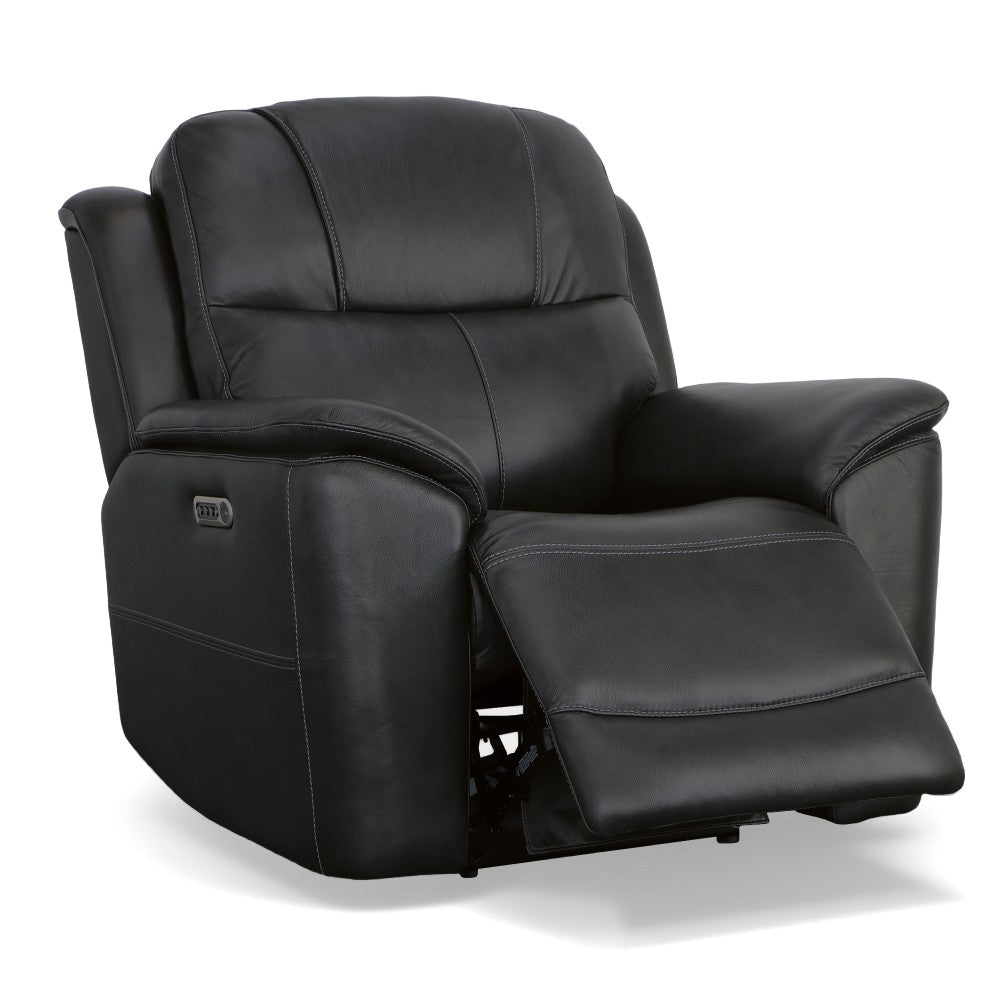 Crew Leather Power Recliner with Power Headrest & Lumbar-Flexsteel-Flexsteel-1783-50PH-63300-Lounge Chairs63300-2-France and Son