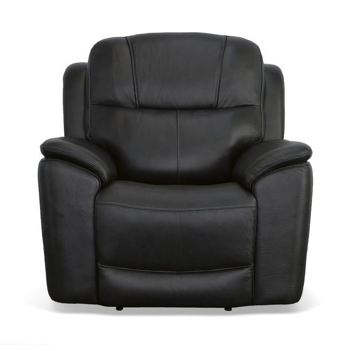 Crew Leather Power Recliner with Power Headrest & Lumbar-Flexsteel-Flexsteel-1783-50PH-63300-Lounge Chairs63300-5-France and Son