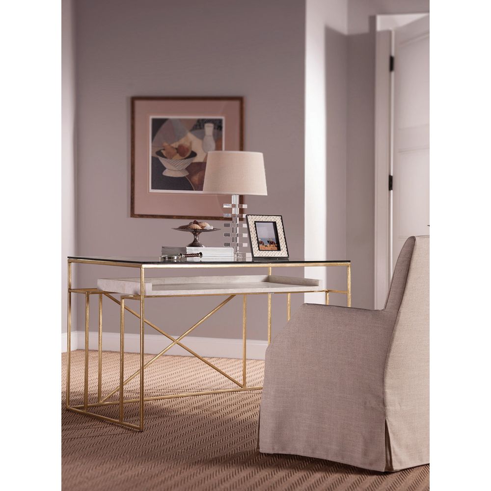 Cumulus Writing Table - Gold