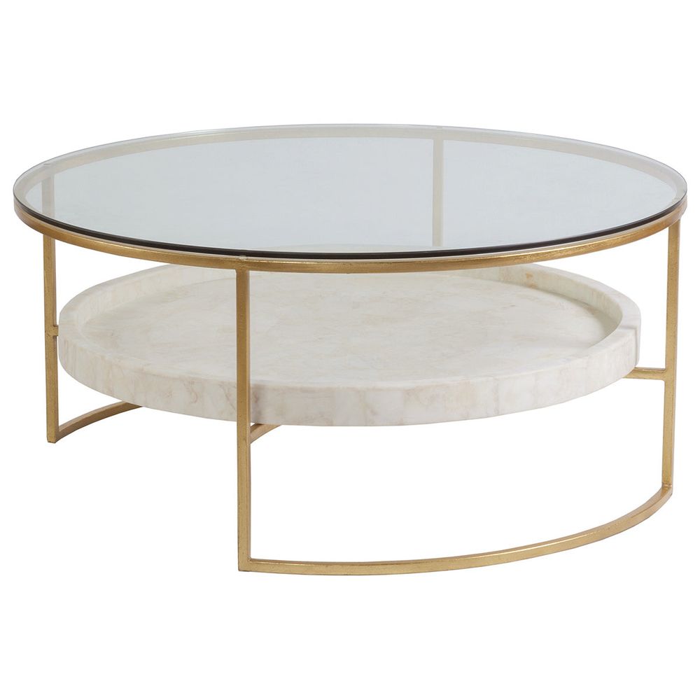 Coffee Tables Cumulus Round Cocktail Table - Gold