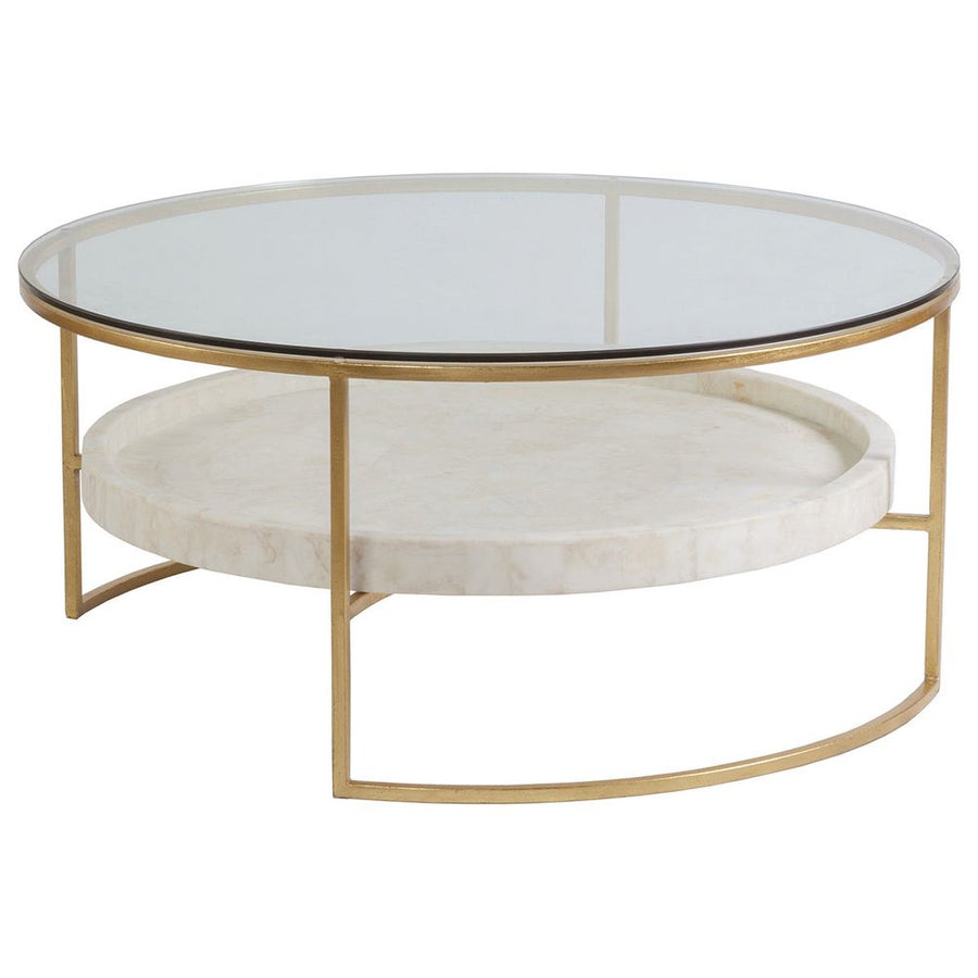 Coffee Tables Cumulus Round Cocktail Table - Gold