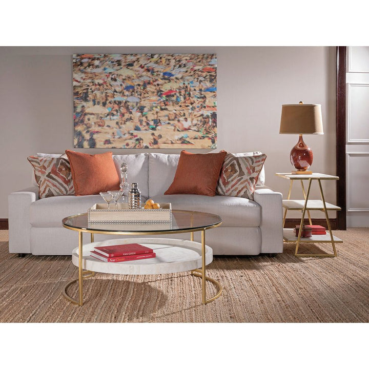 Coffee Tables Cumulus Round Cocktail Table - Gold