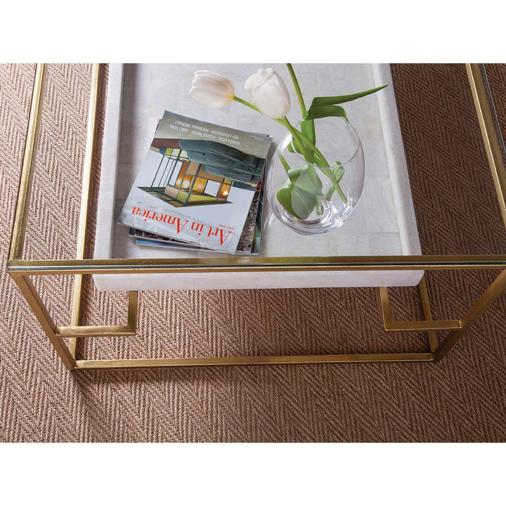 Coffee Tables Cumulus Rectangular Cocktail Table - Gold