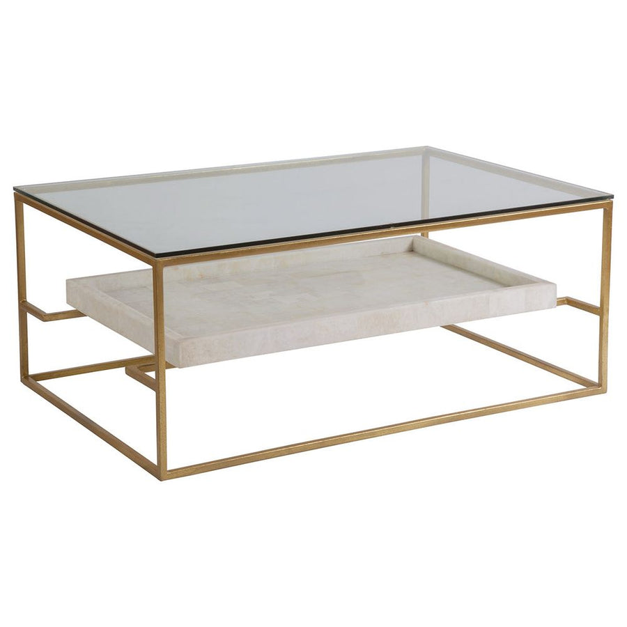 Coffee Tables Cumulus Rectangular Cocktail Table - Gold