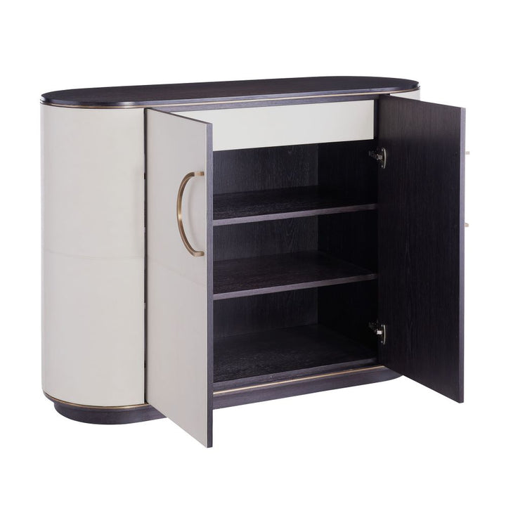 Cabinets & Curios Reedtte Cabinet - Black