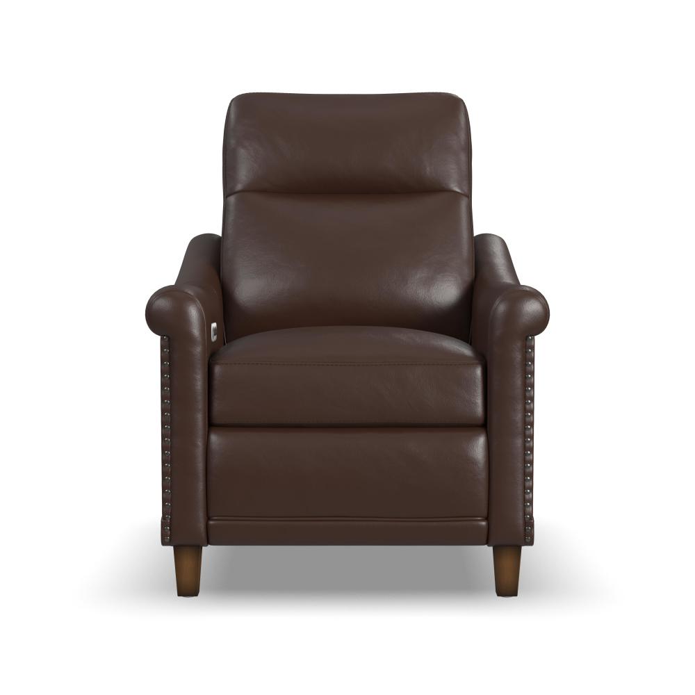 Elizabeth Leather Power Recliner with Power Headrest-Flexsteel-Flexsteel-1535-50PH-29741-Lounge Chairs29741-4-France and Son