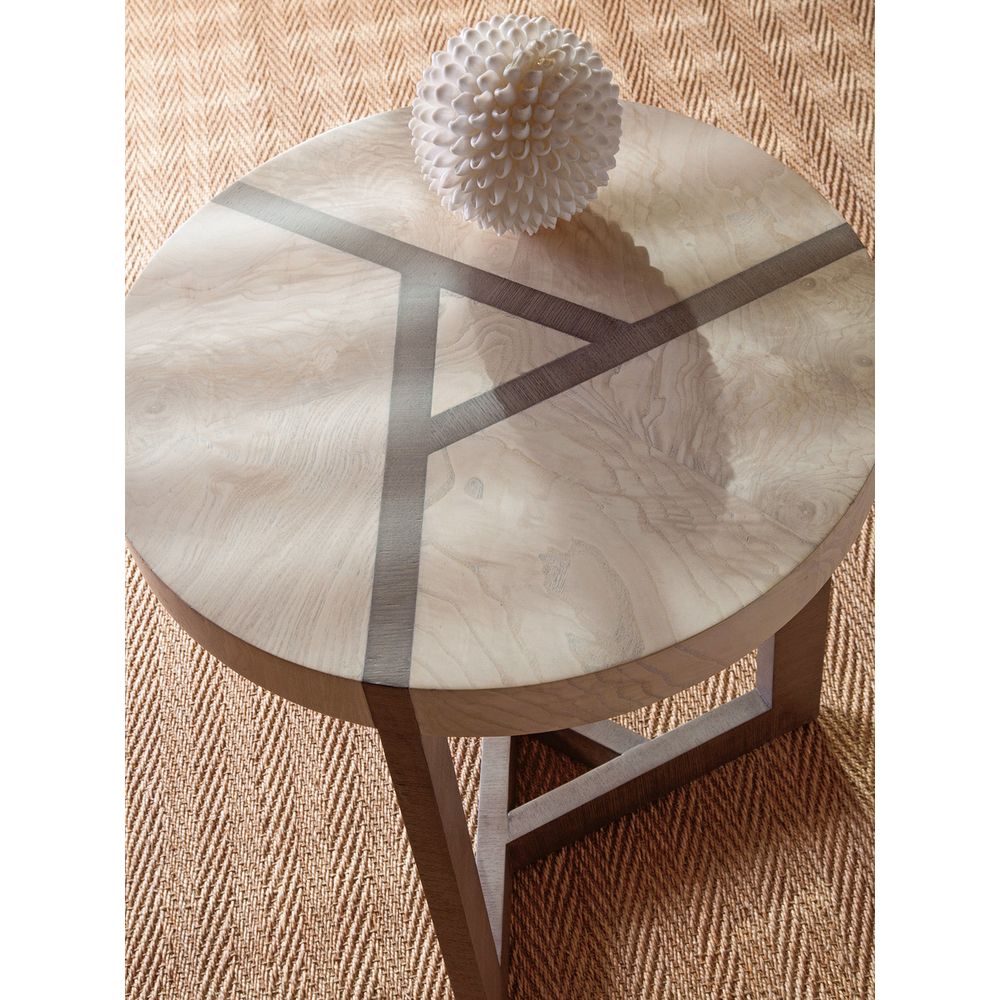 Side Tables Mercury Spot Table - Gray Brown