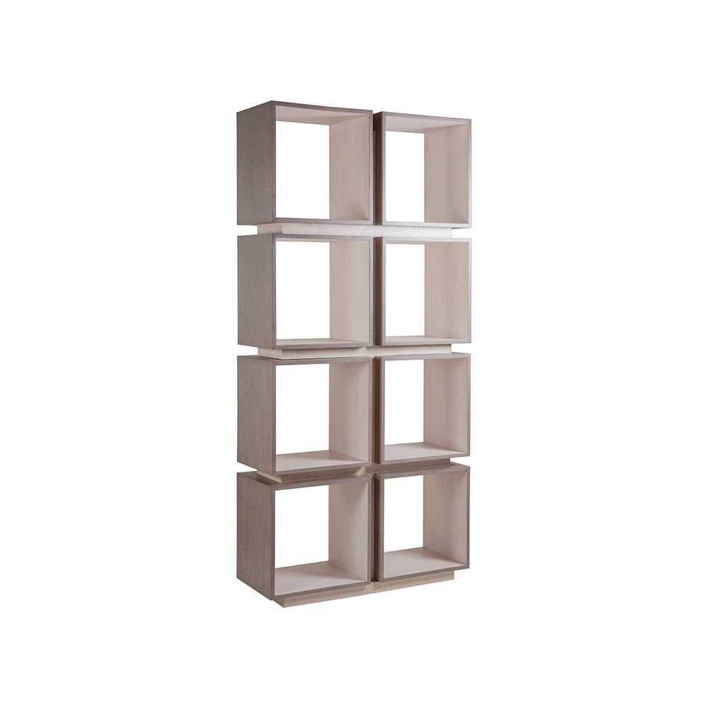 Bookcases & Etageres Mercury Eight-Cube Etagere - Gray Brown