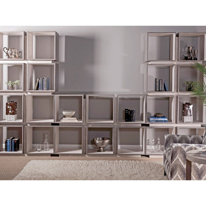 Mercury Eight-Cube Etagere - Gray Brown