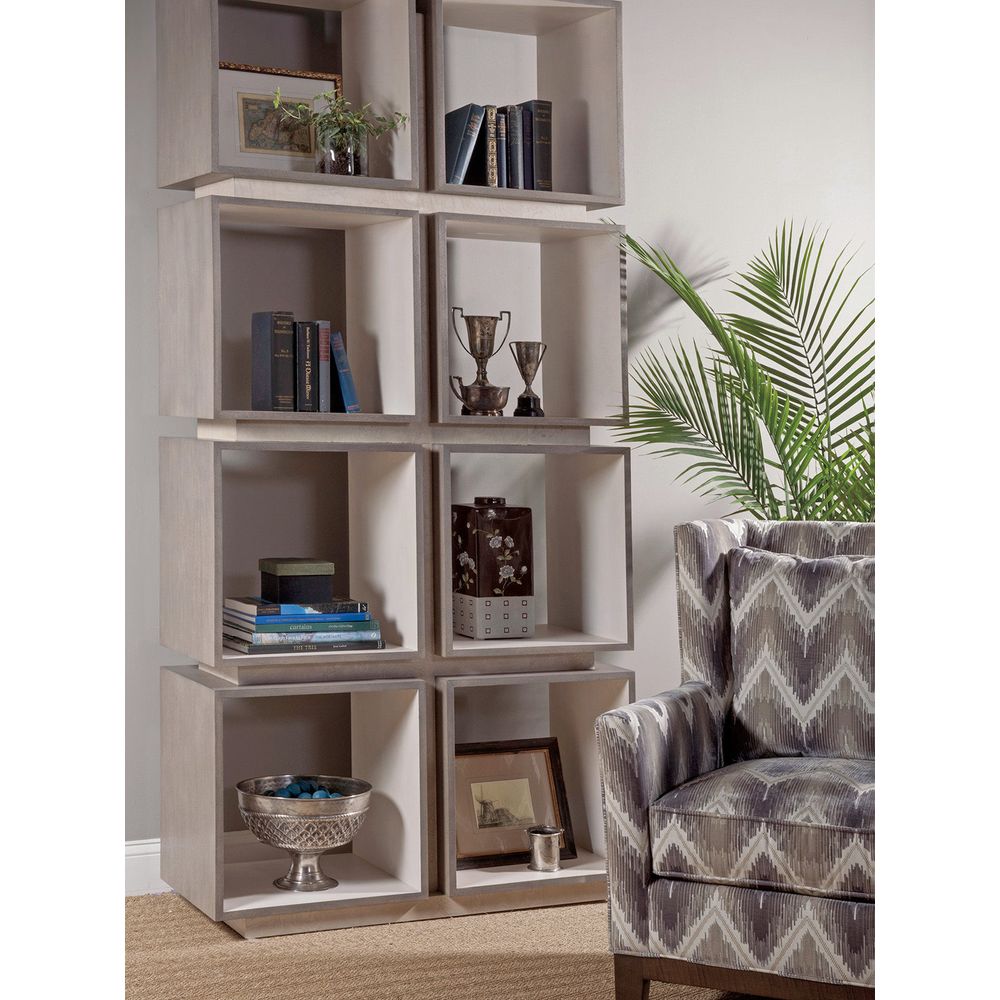 Bookcases & Etageres Mercury Eight-Cube Etagere - Gray Brown