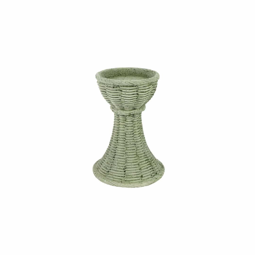 Casa Large Candlestick - Sage Green