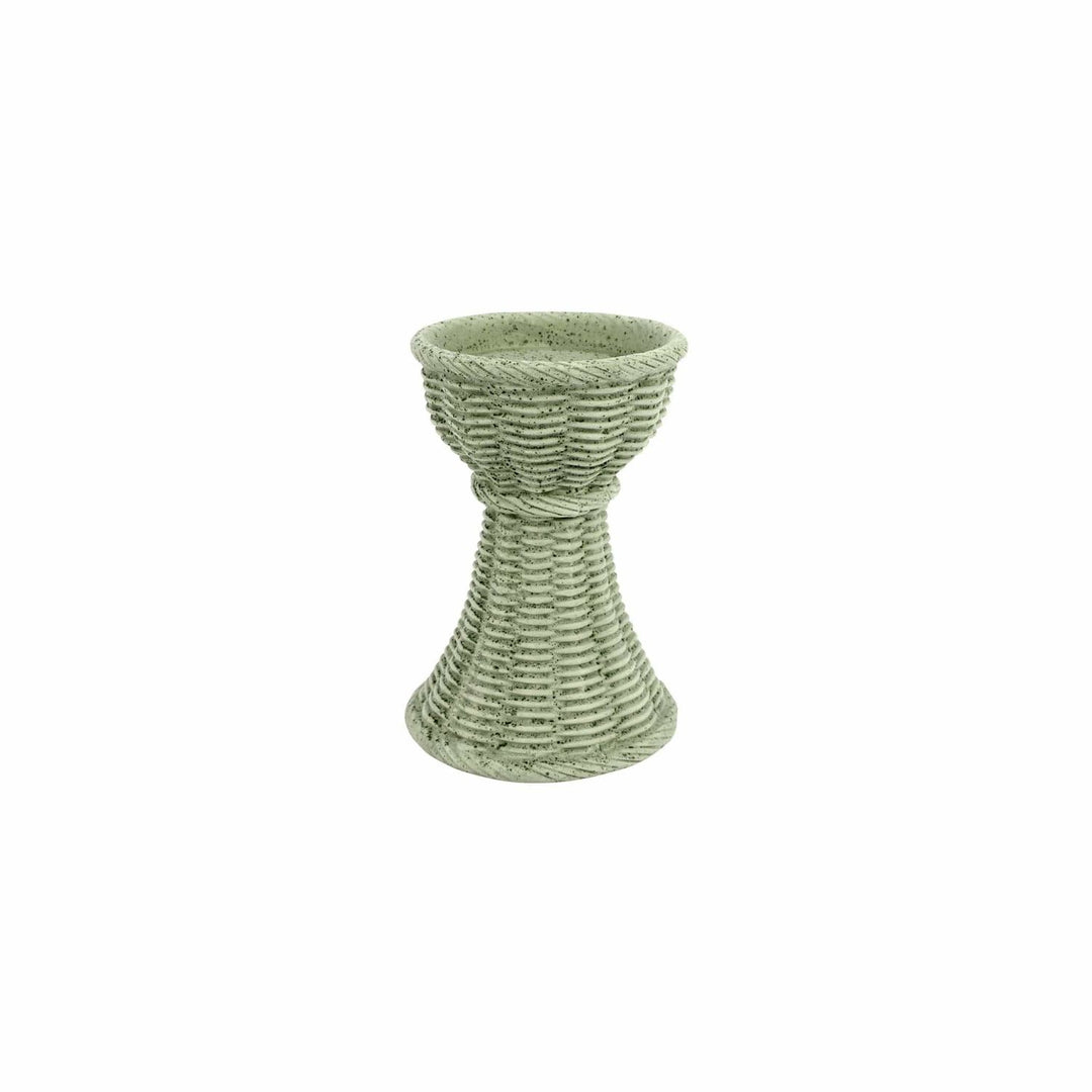 Casa Medium Candlestick - Sage Green