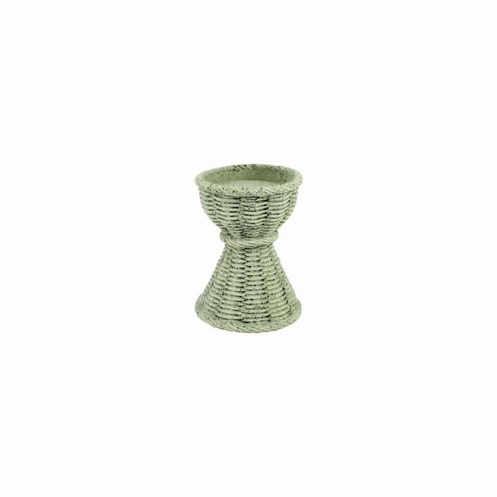 Casa Short Candlestick - Sage Green