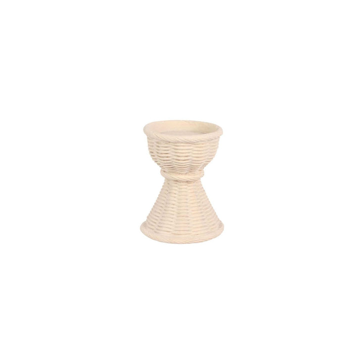 Casa Short Candlestick - Ivory