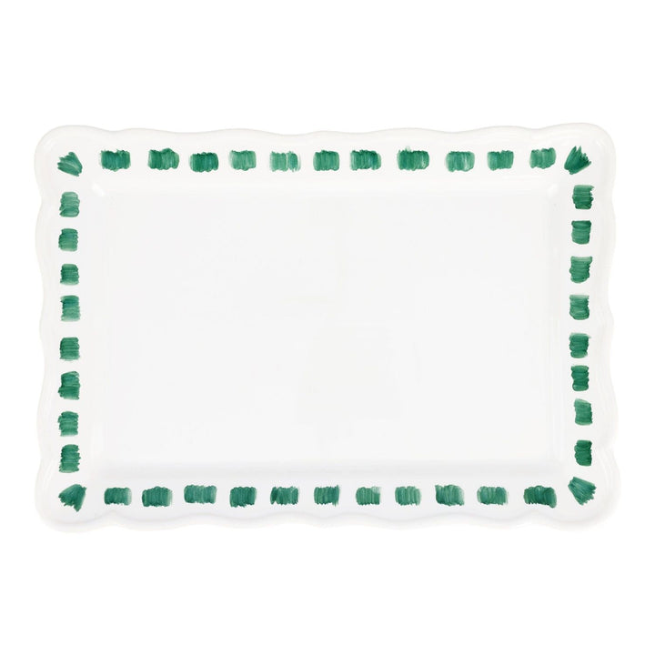 Lisbon Stitch Rectangular Platter - Default Title