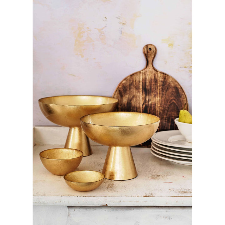 Moon Glass Pedestal Bowl