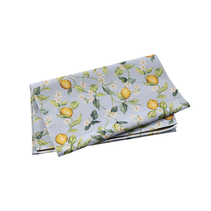 Tavola Lemons Runner with Flowers