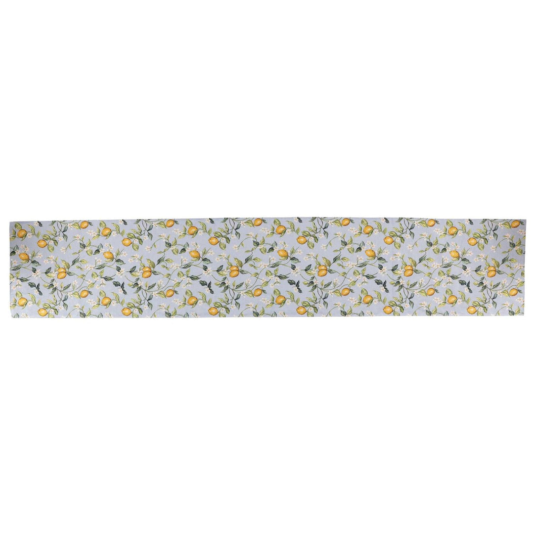 Tavola Lemons Runner with Flowers