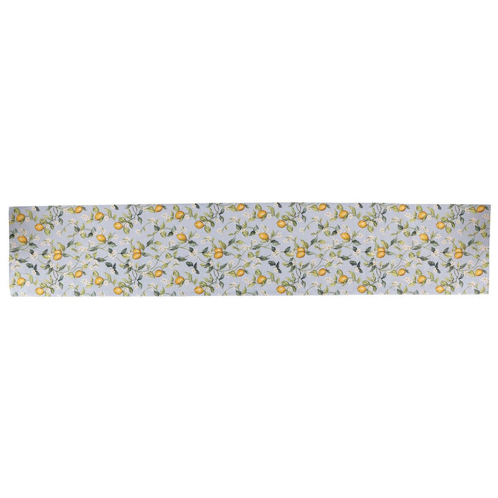 Tavola Lemons Runner with Flowers