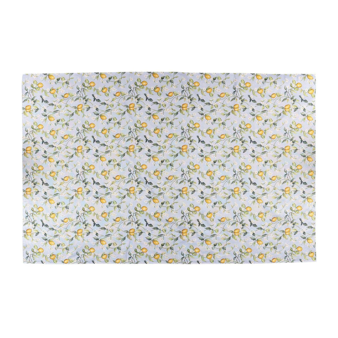 Tavola Lemons Tablecloth with Flowers