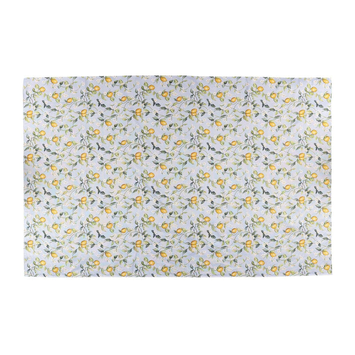 Tavola Lemons Tablecloth with Flowers